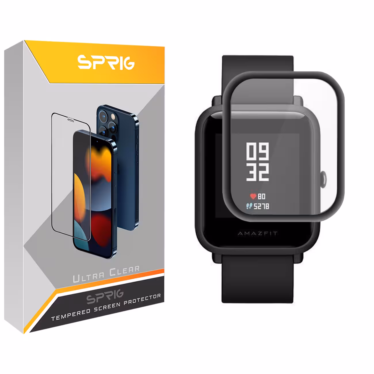 محافظ صفحه نمایش نانو اسپریگ مدل SPG مناسب برای ساعت هوشمند شیایومی امیزفیت Bip Lite