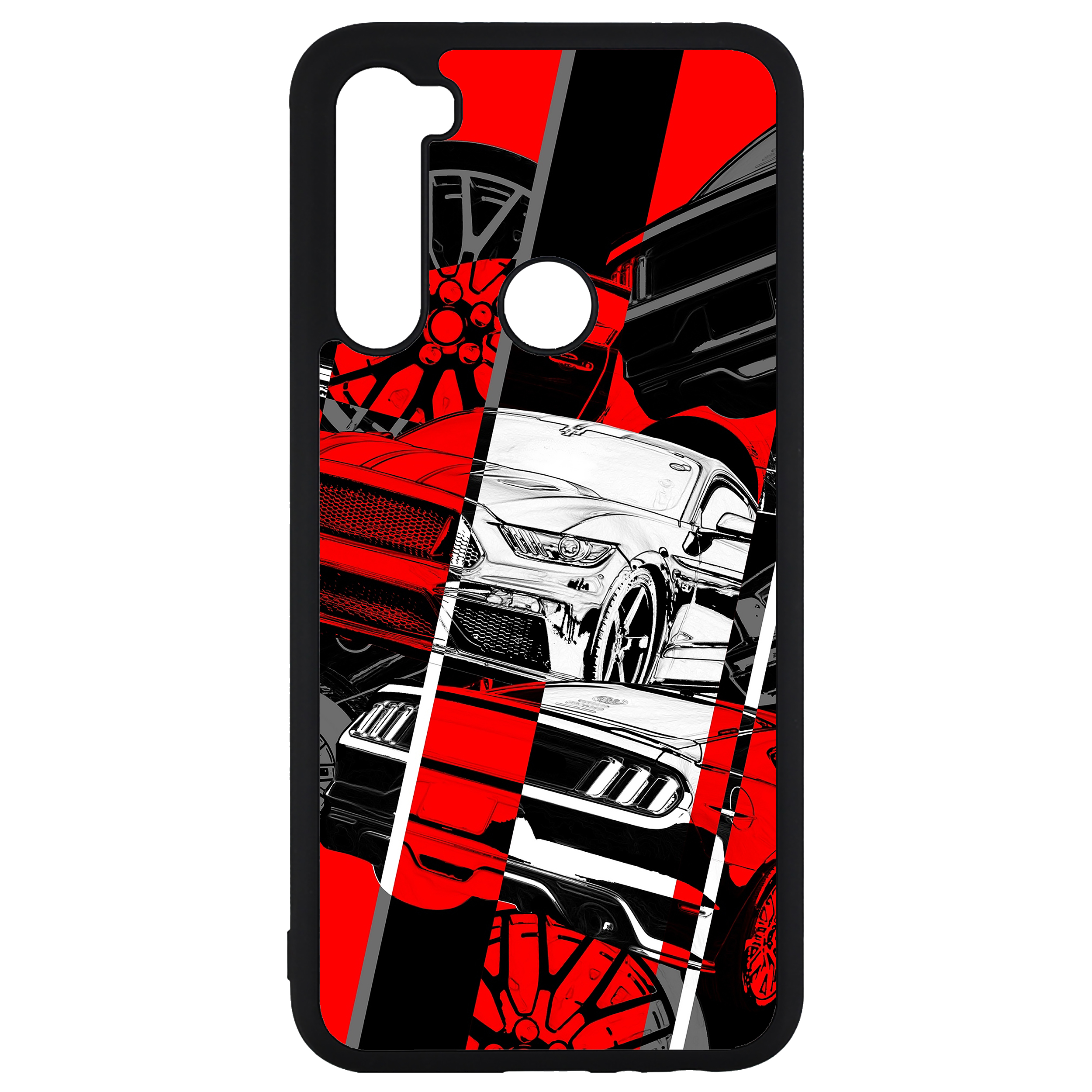 کاور طرح خودرو مدل CHL50218 مناسب برای گوشی موبایل شیائومی Redmi Note 8