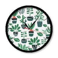 ساعت دیواری راویتا طرح کاکتوس مدل 1007