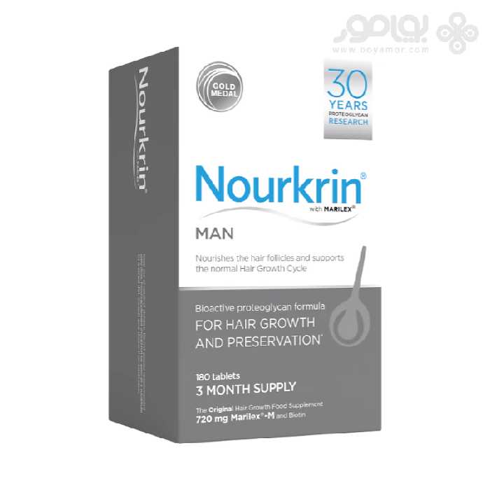 مکمل ضد ریزش مردانه نورکرین بسته 180 عددی