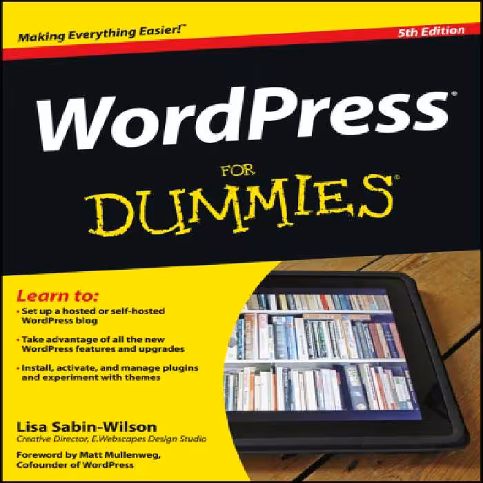 خرید و دانلود نسخه کامل کتاب WordPress for dummies