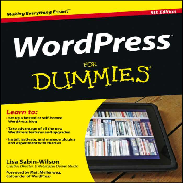 خرید و دانلود نسخه کامل کتاب WordPress for dummies