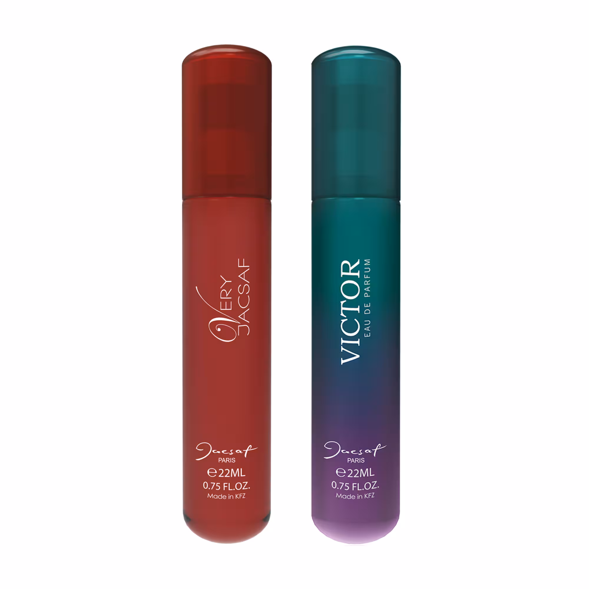 عطرجیبی مردانه ژک ساف مدل Victor حجم 22 میلی لیتر به همراه عطرجیبی مردانه ژک ساف مدل Very حجم 22 میلی لیتر