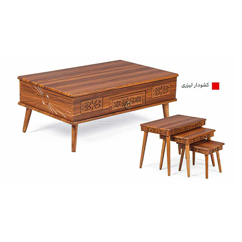 جلومبلی و عسلی کشودار لیزری