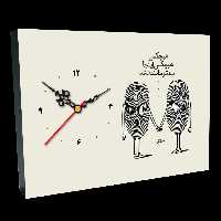 ساعت رومیزی تایپوگرافی فارسی طرح J 8