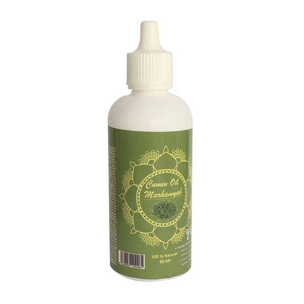 روغن تقویت کننده مو و ریش و سبیل مرهم یاب مدل زیره سبز حجم 80 میلی لیتر