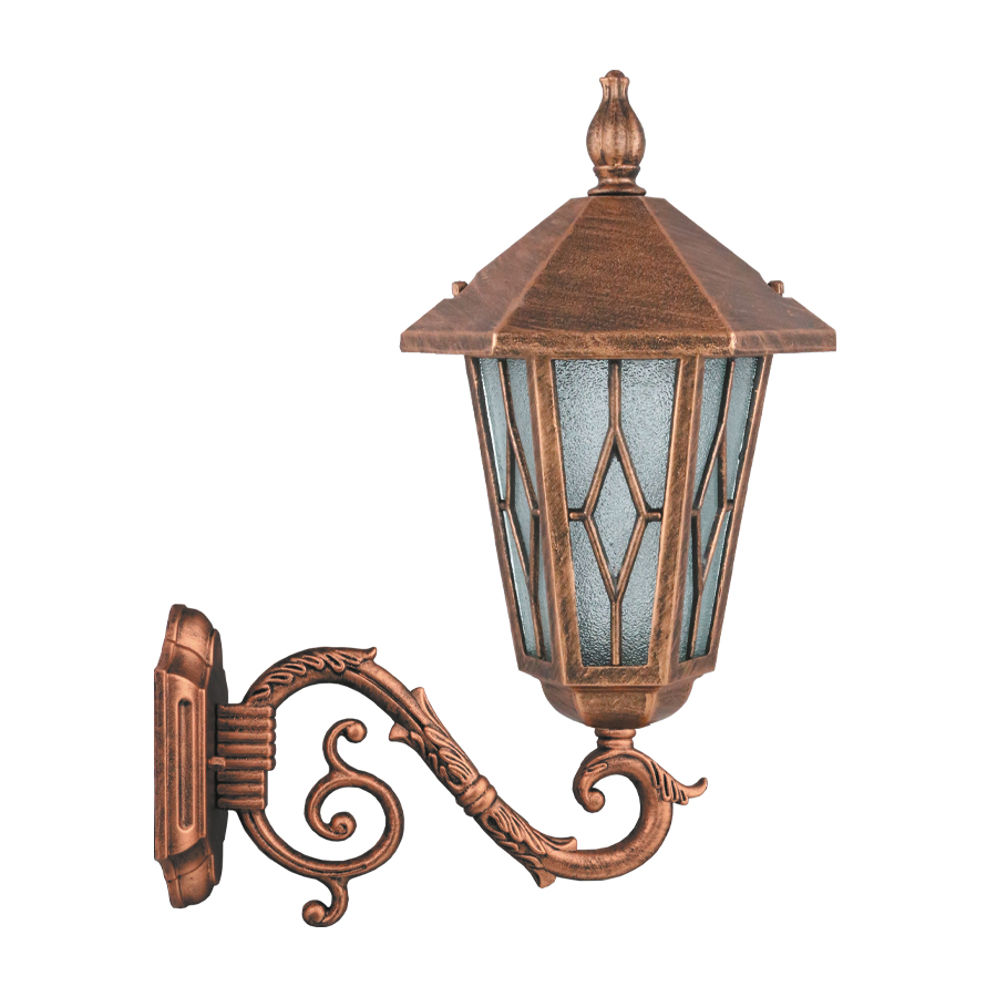 چراغ دیواری پارکی تکشیدفام مدل ویکتور کد 7602-16