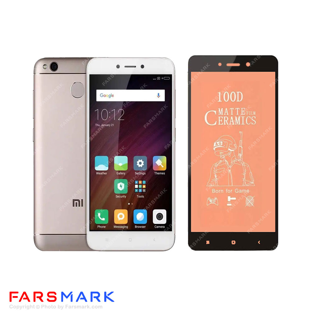 گلس سرامیکی مات گوشی شیائومی Xiaomi Redmi 4