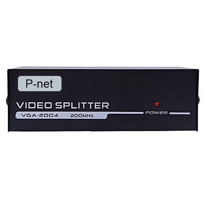 اسپلیتور 4پورت VGA 200MHZ - یاسین کامپیوتر