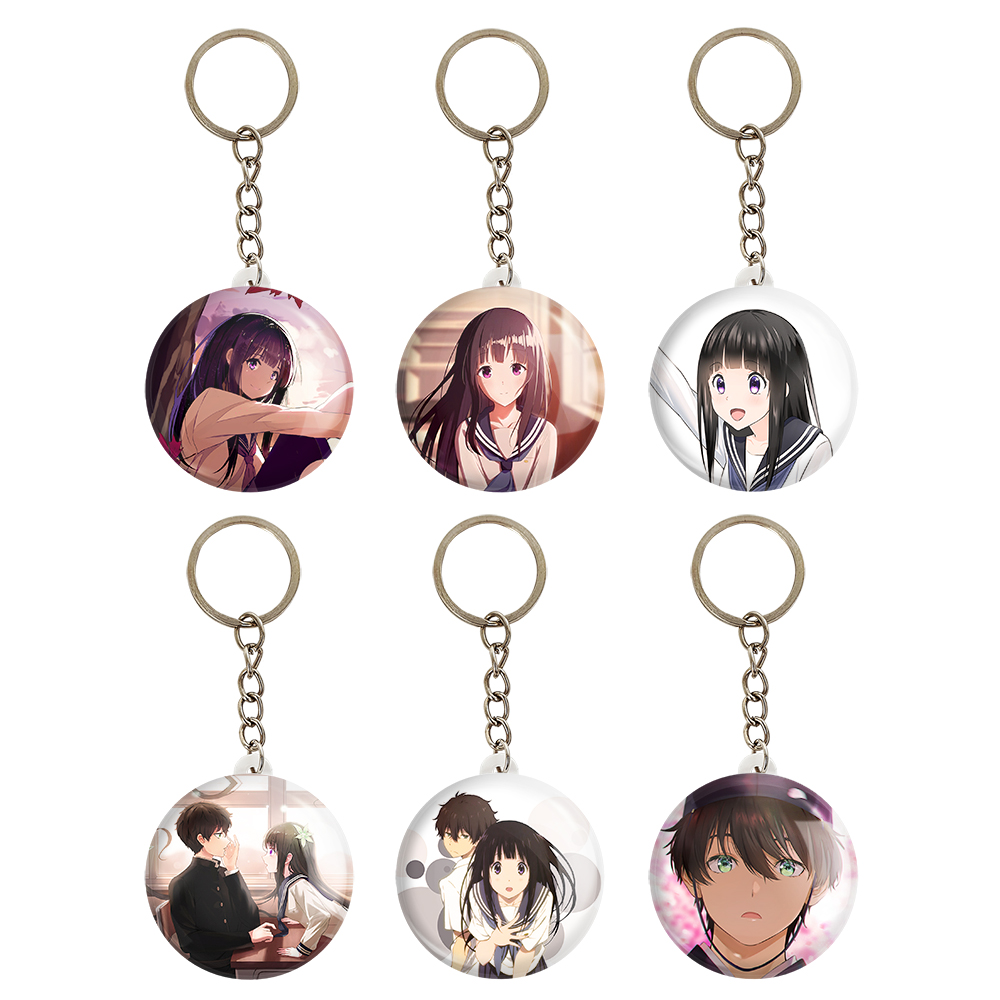 جاکلیدی خندالو مدل انیمه هیوکا Hyouka کد 926B مجموعه 6 عددی