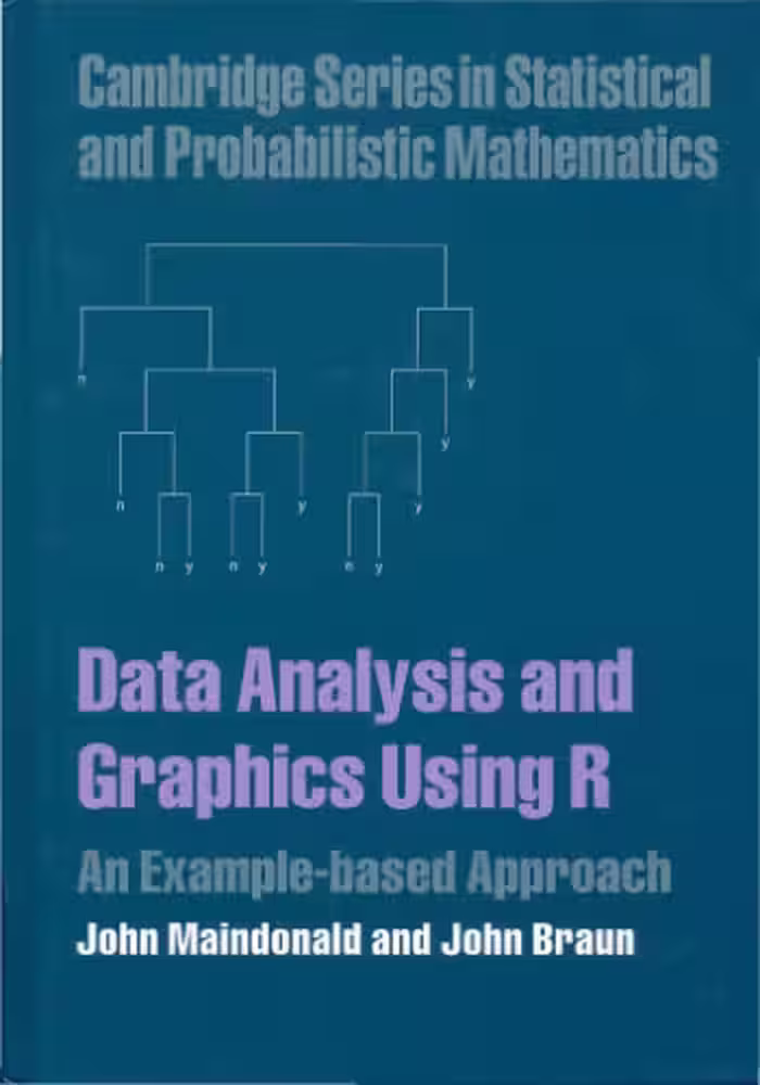 خرید و دانلود نسخه کامل کتاب Data Analysis and Graphics Using R -An Example Based Approach