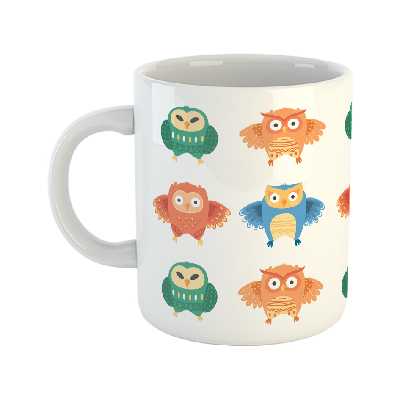 ماگ طرح جغد گروهی 100