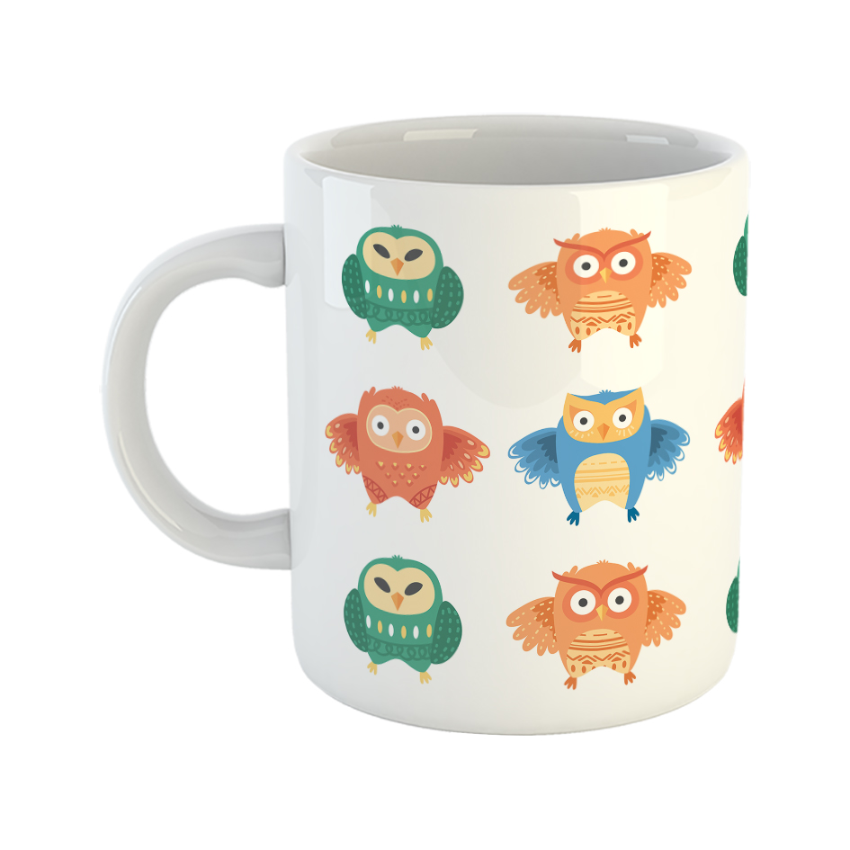 ماگ طرح جغد گروهی 100