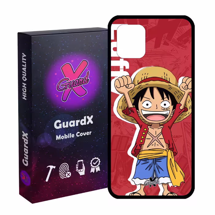 کاور گارد ایکس طرح One Piece Luffy Anime مدل Glass10470 مناسب برای گوشی موبایل سامسونگ Galaxy Note 10 Lite / A81