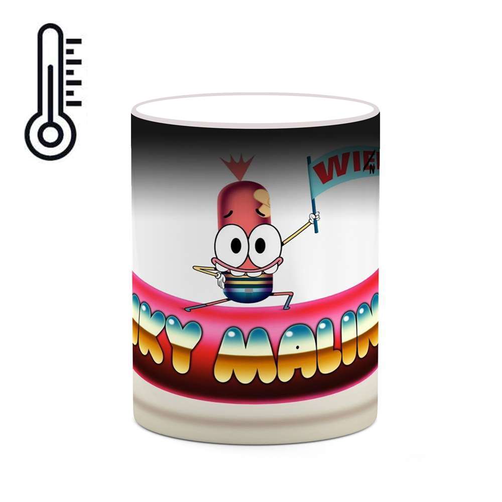 ماگ حرارتی کاکتی طرح کارتون Pinky Malinky مدل mgh22957