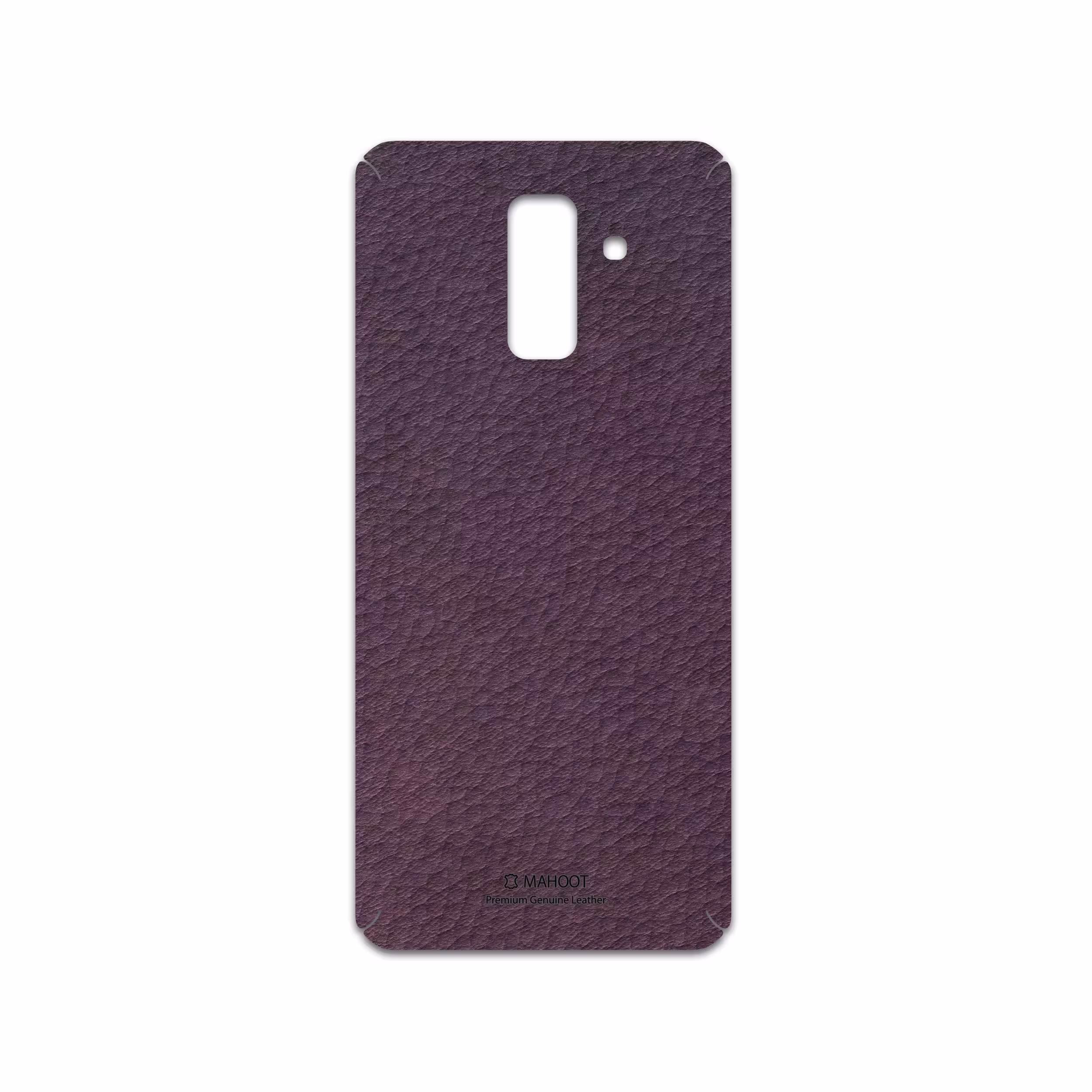 برچسب پوششی ماهوت مدل Purple-Leather مناسب برای گوشی موبایل سامسونگ Galaxy A6 Plus 2018