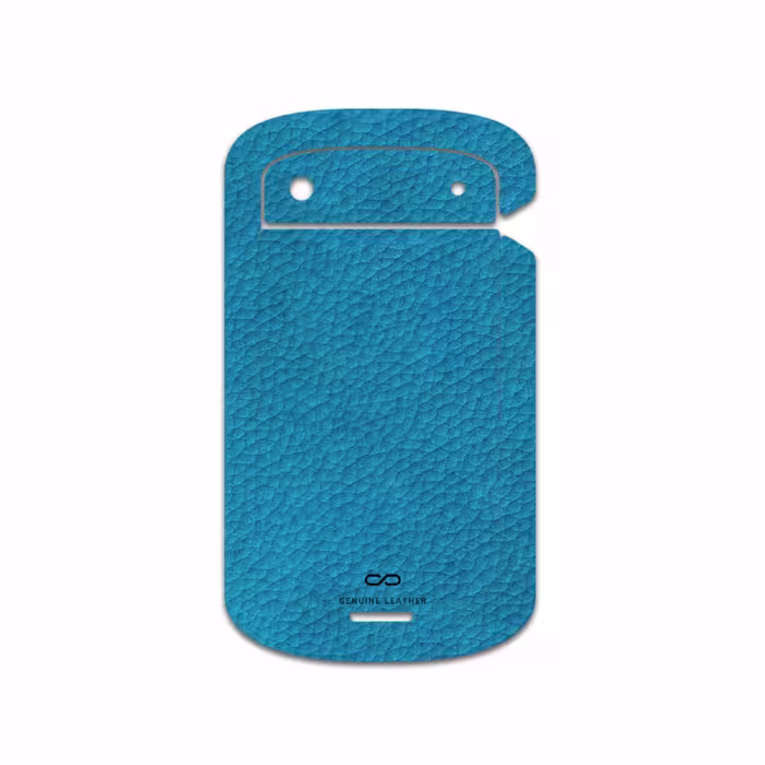 برچسب پوششی ماهوت مدل Blue-Leather مناسب برای گوشی موبایل بلک بری Bold Touch 9900