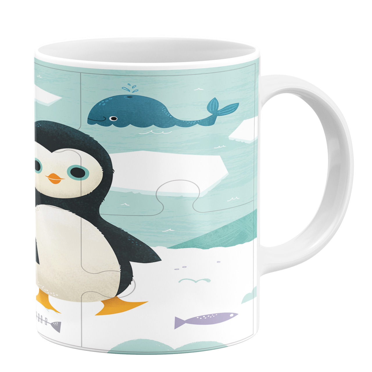 ماگ طرح پنگوئن ها کد 10495