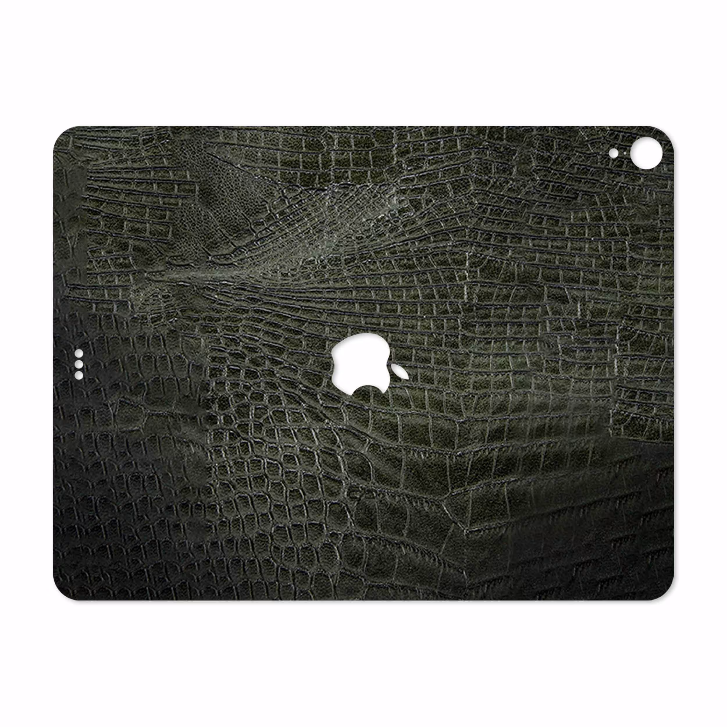 برچسب پوششی ماهوت مدل Green-Crocodile-Leather مناسب برای تبلت اپل iPad Pro 12.9 (GEN 3) 2018 A2014