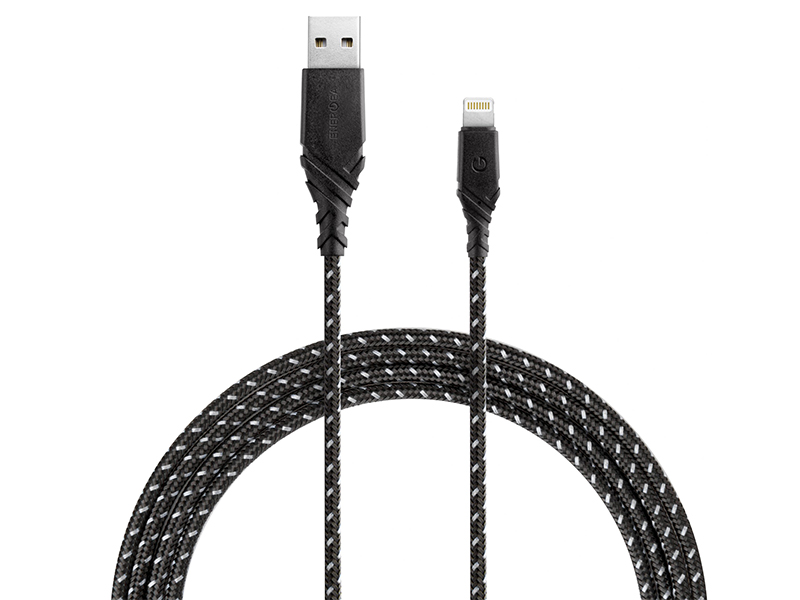 کابل فست شارژ لایتنینگ انرژیا مدل DuraGlitz به طول 3 متر