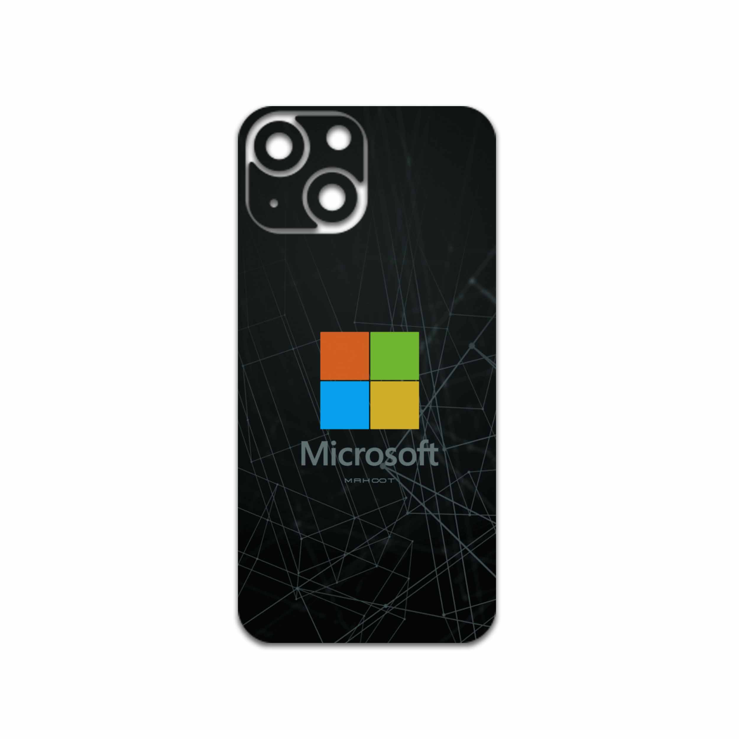 برچسب پوششی ماهوت مدل Microsoft-Logo مناسب برای گوشی موبایل اپل iPhone 13 Mini