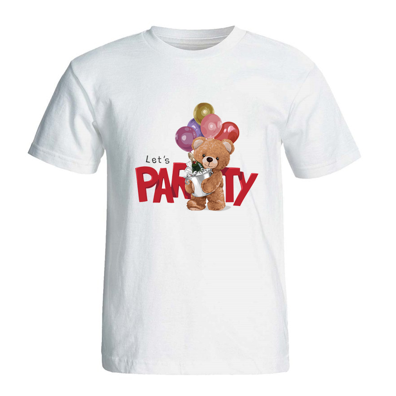 تی شرت آستین کوتاه بچگانه مدل TEDY PARTY کد 1105