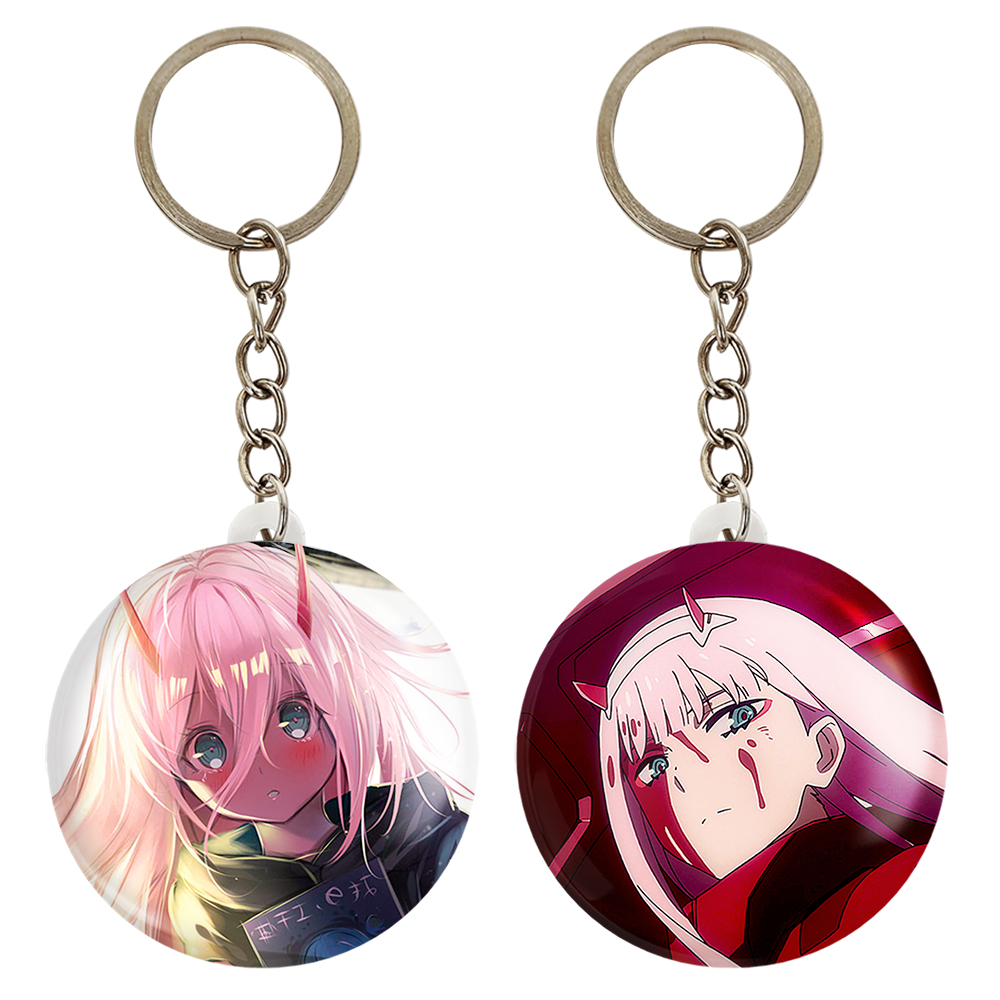 جاکلیدی خندالو مدل  زیروتو انیمه دارلینگ در فرنکس کد 1198211988 مجموعه 2 عددی