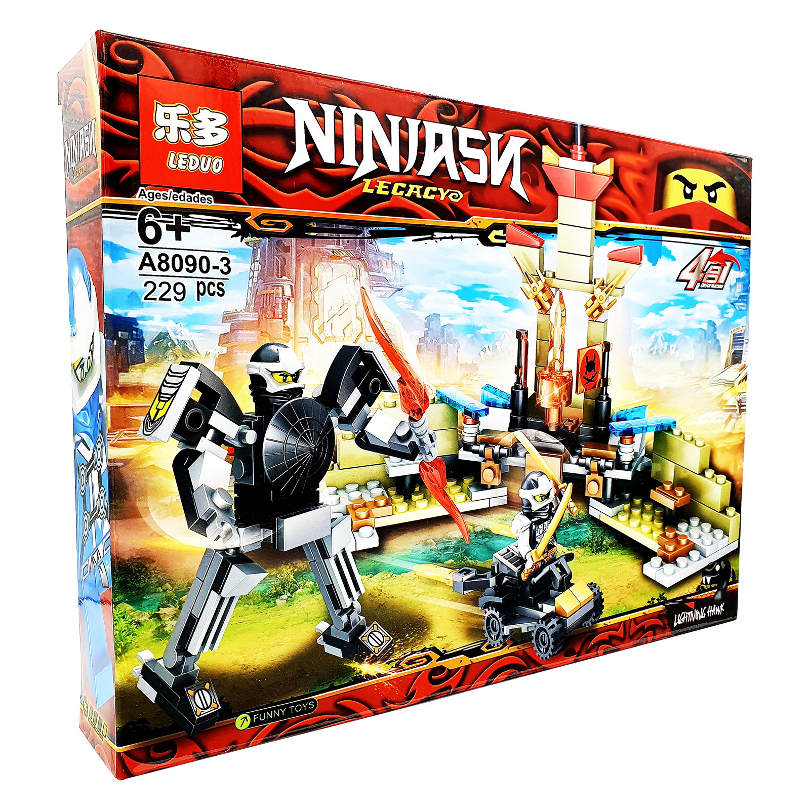 ساختنی نینجا اس ان طرح Lecacy مدل Lightning Hawk کد 3-A8090