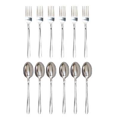 ست قاشق چنگال 12 پارچه  کد EDL