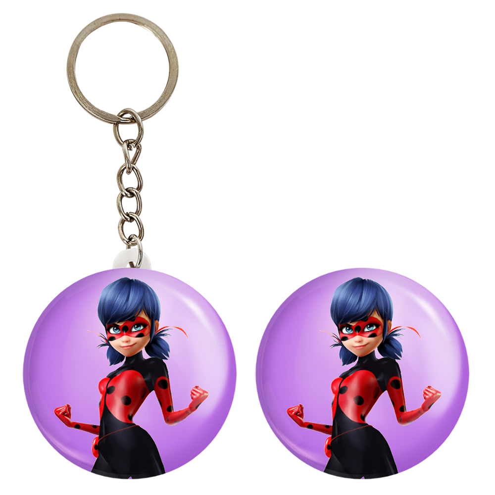 پیکسل خندالو مدل دختر کفشدوزکی کد 2876 به همراه جاکلیدی