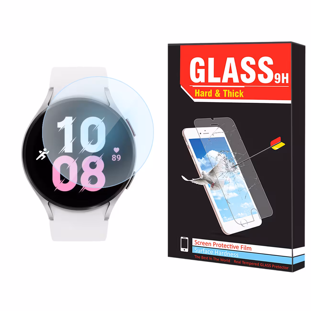 محافظ صفحه نمایش نانو هارد اند تیک مدل NHT مناسب برای ساعت هوشمند سامسونگ Galaxy Watch 5 44mm