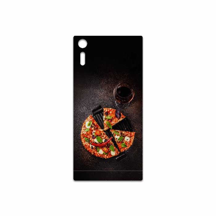 برچسب پوششی ماهوت مدل Pizza مناسب برای گوشی موبایل سونی Xperia XZ