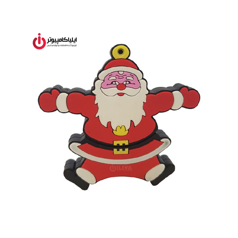 فلش مموری عروسکی کینگ فست مدل NO-14 طرح بابانوئل ظرفیت 32 گیگابایت