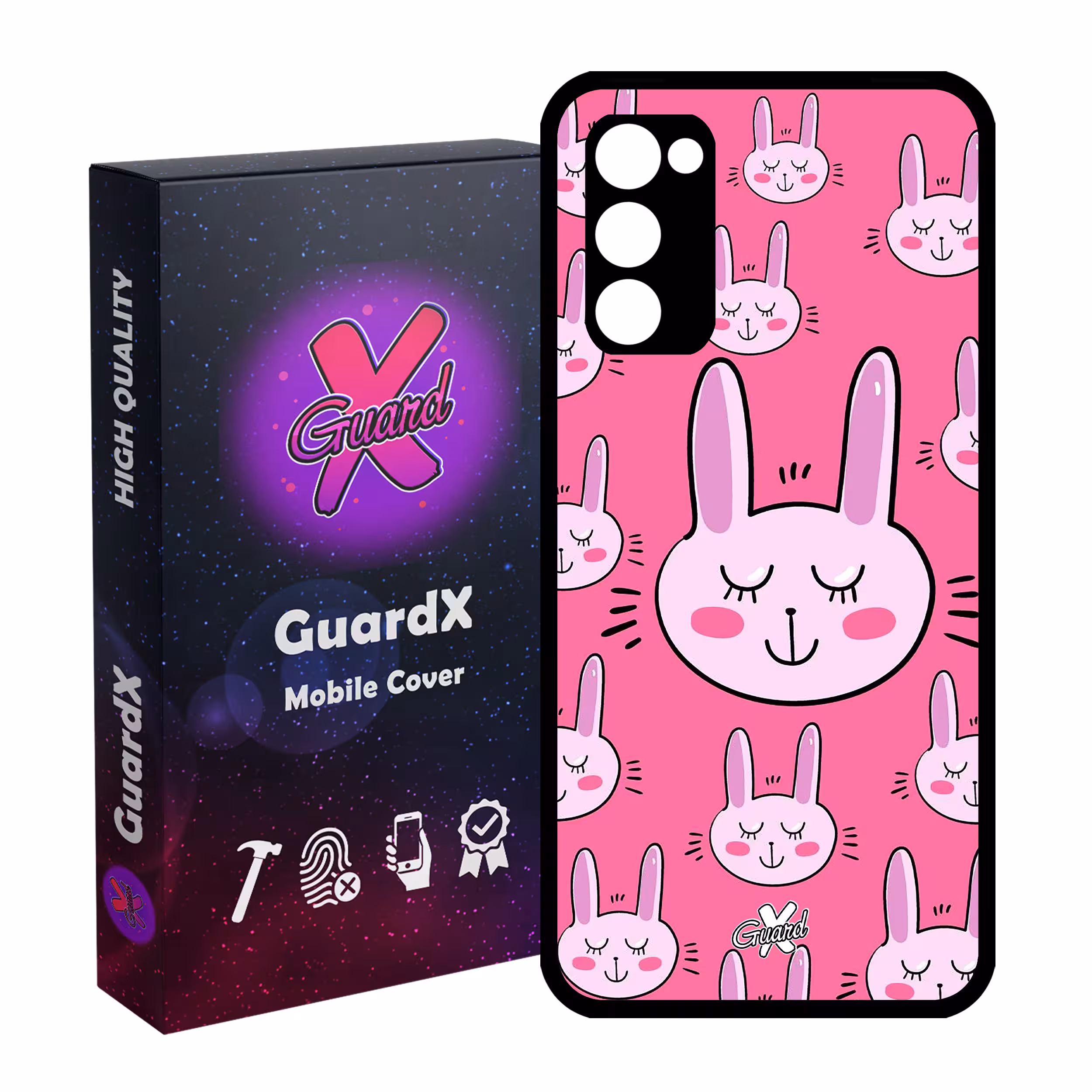 کاور گارد ایکس طرح Rabbit مدل Glass10135 مناسب برای گوشی موبایل سامسونگ Galaxy S20 FE