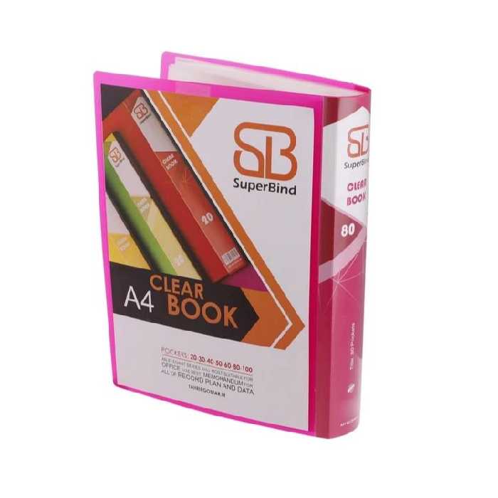 کلربوک 80 برگ سوپر بایند