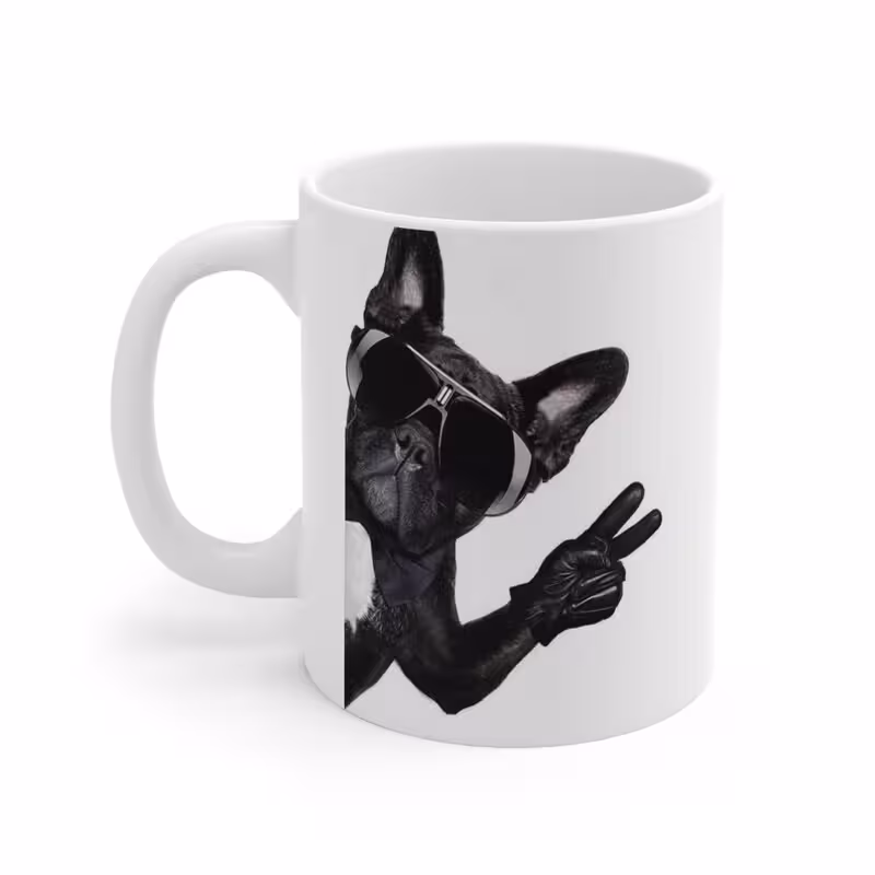 ماگ طرح سگ Dog مدل  NM1230