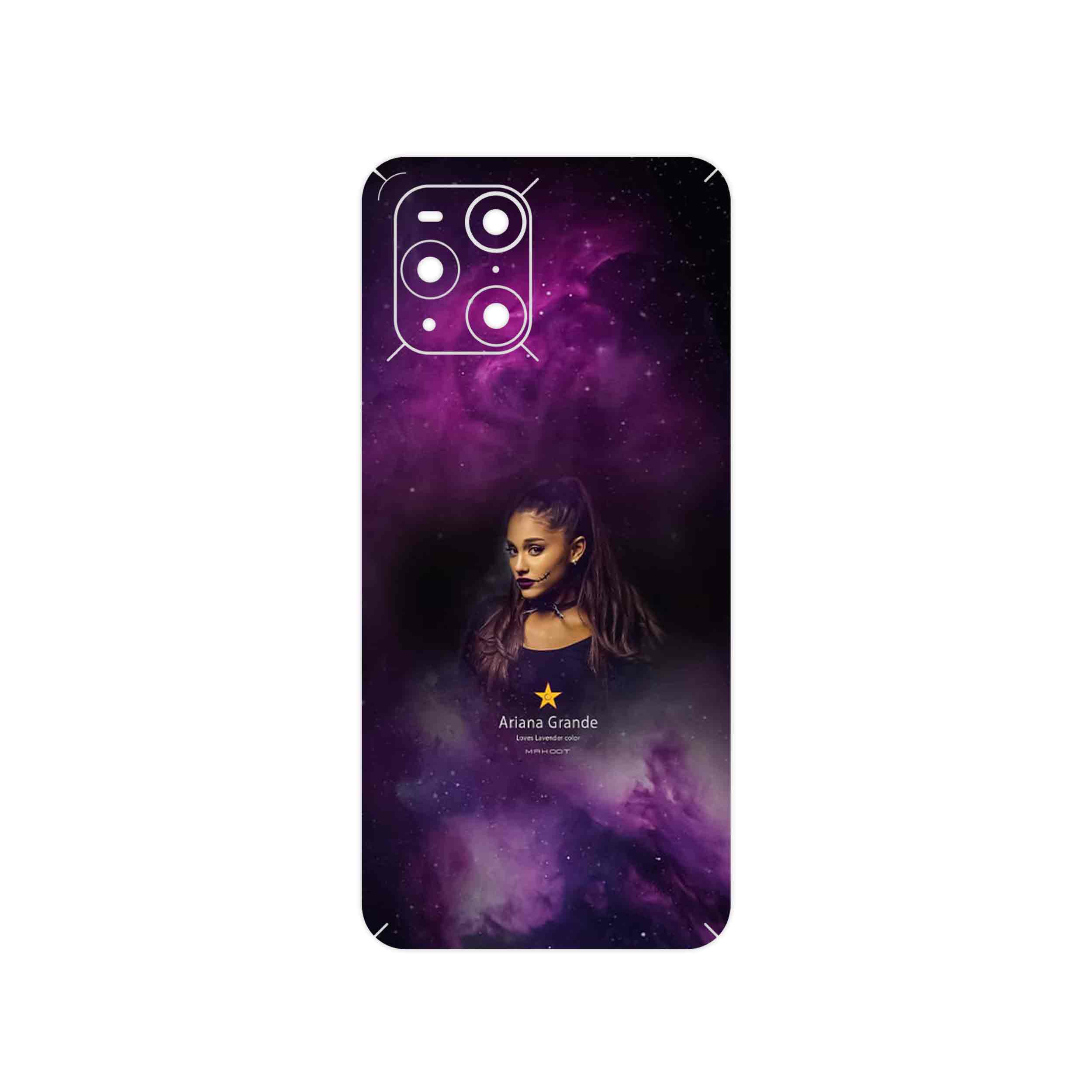 برچسب پوششی ماهوت مدل Ariana Grande مناسب برای گوشی موبایل اپو Find X3 Pro