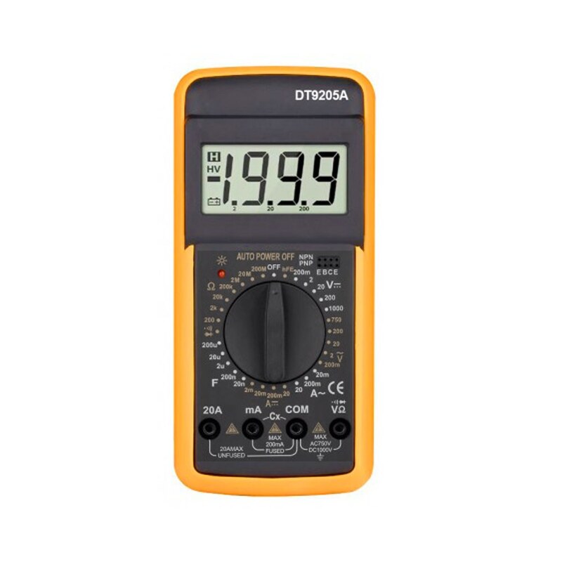 مولتی متر دیجیتالی مدل DT9205A