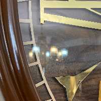 ساعت دیواری چوبی  قطر60 سانت برند فونیکس مدل رومی (هزینه ارسال بصورت پس کرایه)