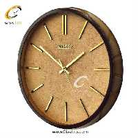 ساعت دیواری اورجینال ولدر PVC قهوه ای| کد رفرنس 600