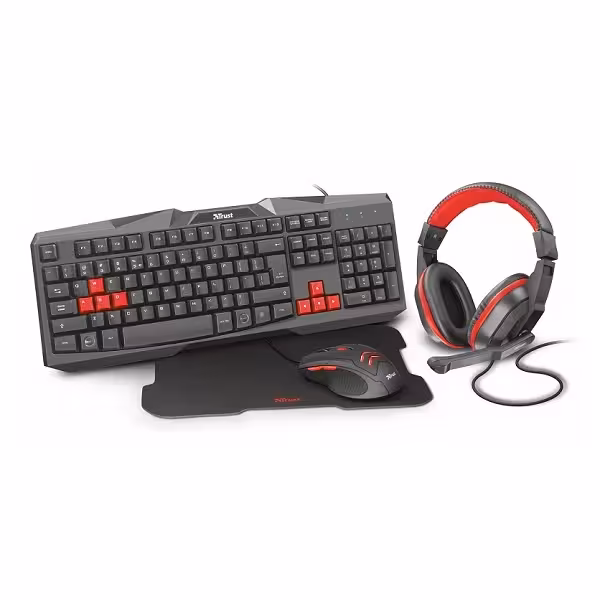 ست گیمینگ تراست مدل Ziva 4 in 1 Gaming Bundle