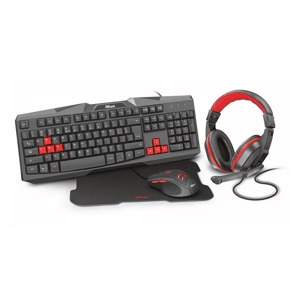 ست گیمینگ تراست مدل Ziva 4 in 1 Gaming Bundle