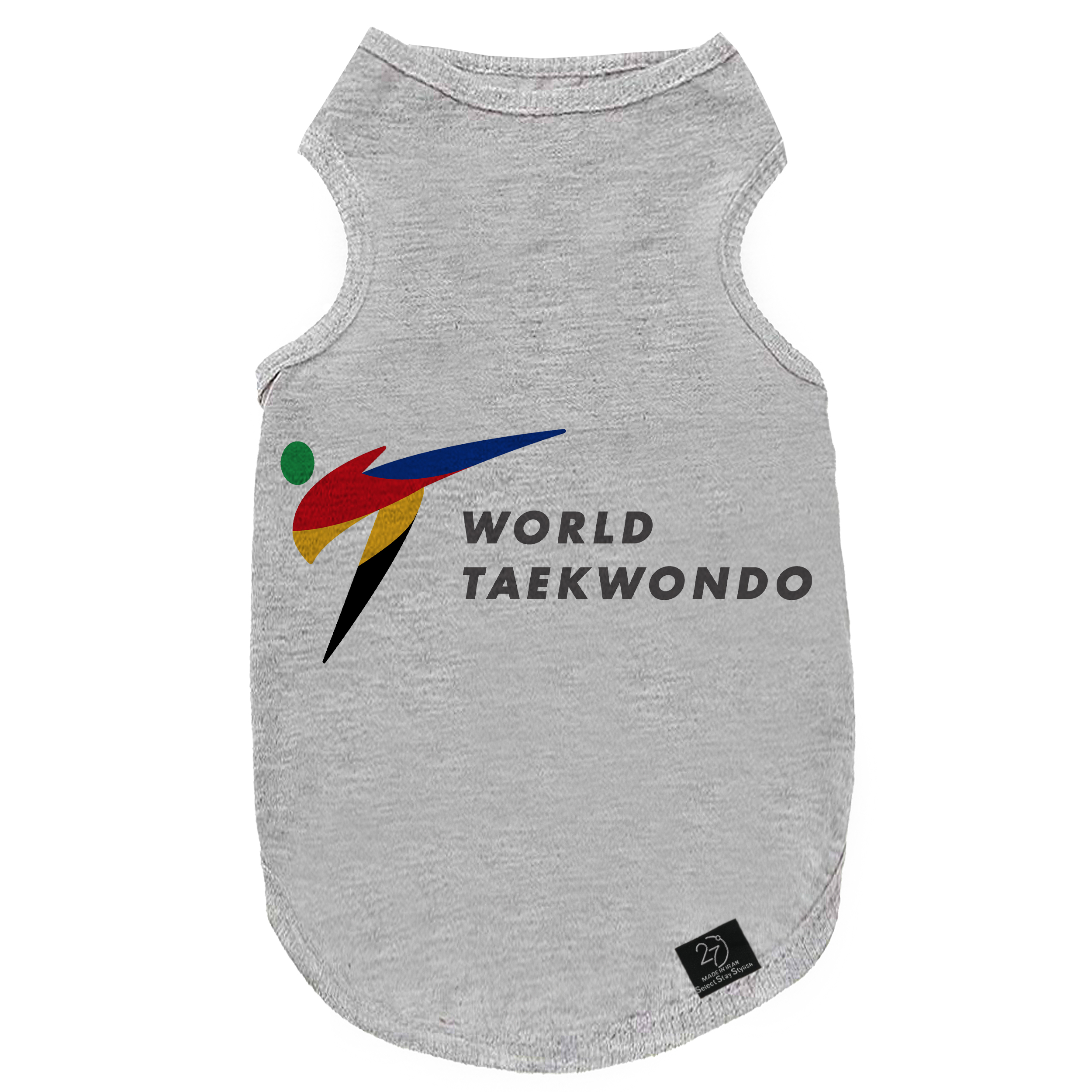 لباس سگ و گربه 5 طرح World Taekwondo کد MH884 سایز XL