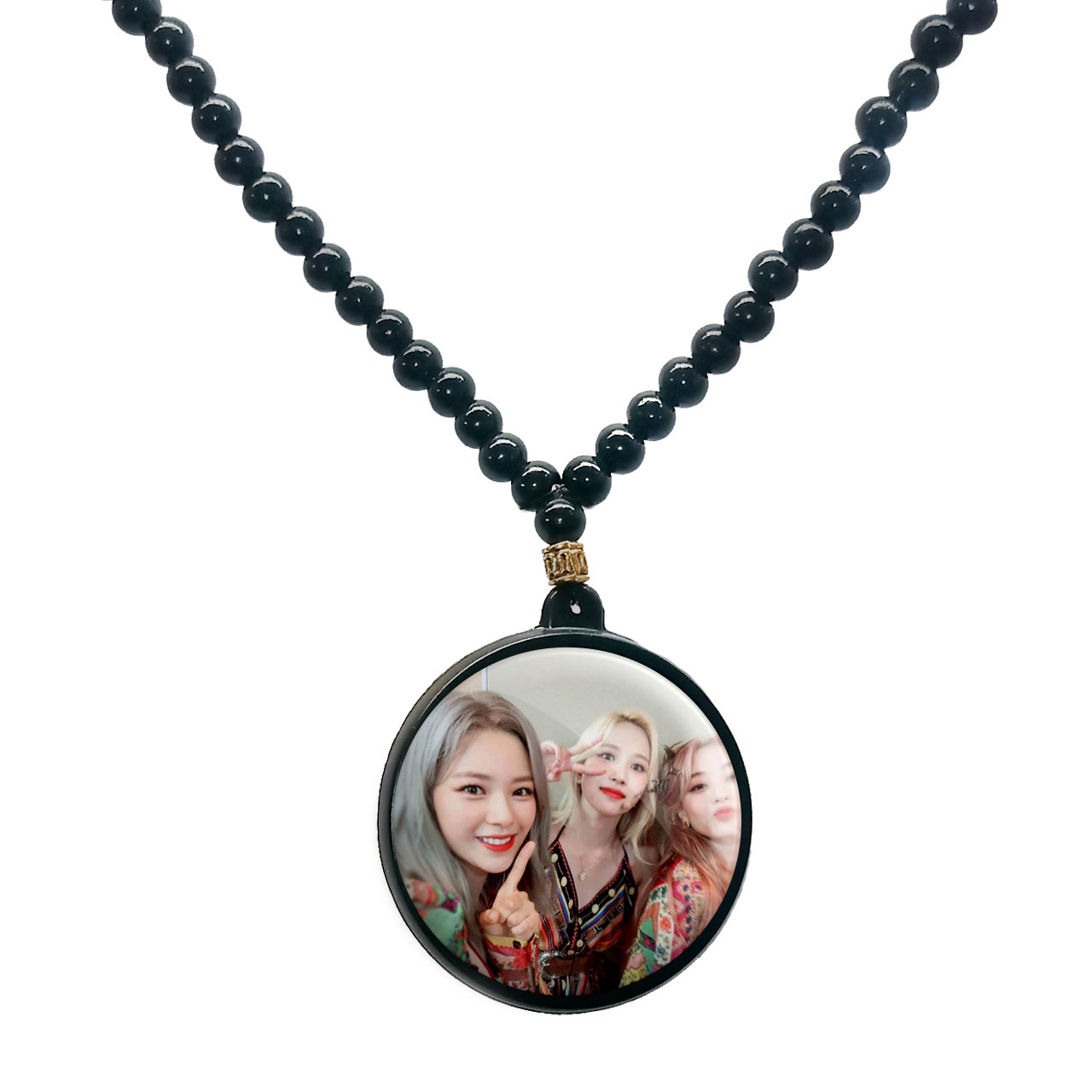 گردنبند پرمانه طرح تو ایس کد pmd.19595 مدل دو طرفه