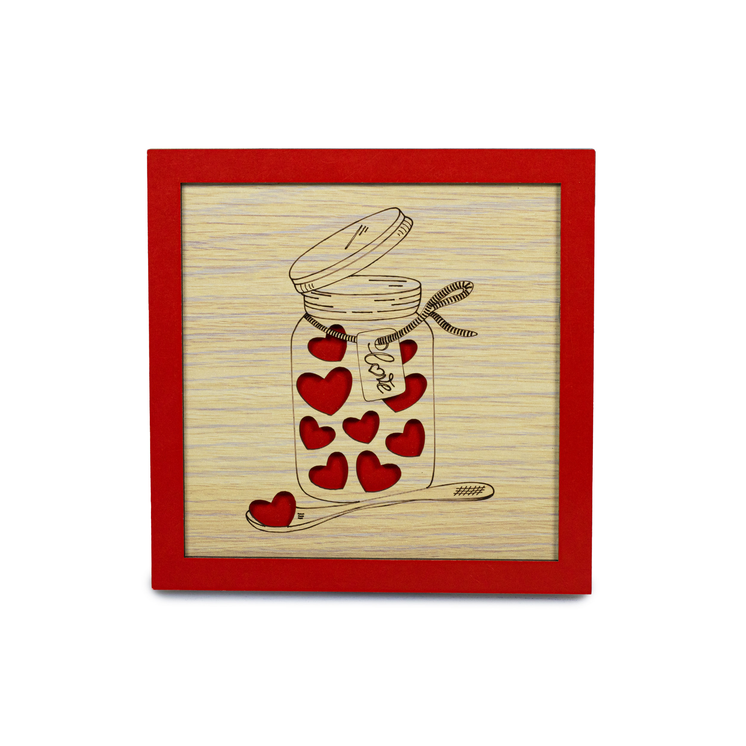 تابلو آریان لوکس طرح عشق  مدل قلب کد 01