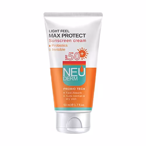 کرم ضد آفتاب پوست نرمال و خشک مکس پروتکت نئودرم SPF 50