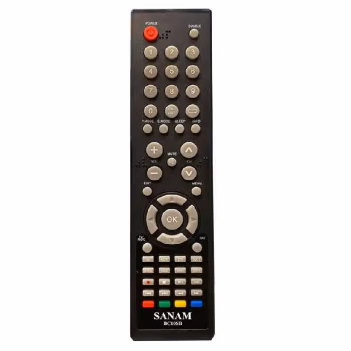 ریموت کنترل تلویزیون مدل BC10SB مناسب برای صنام
