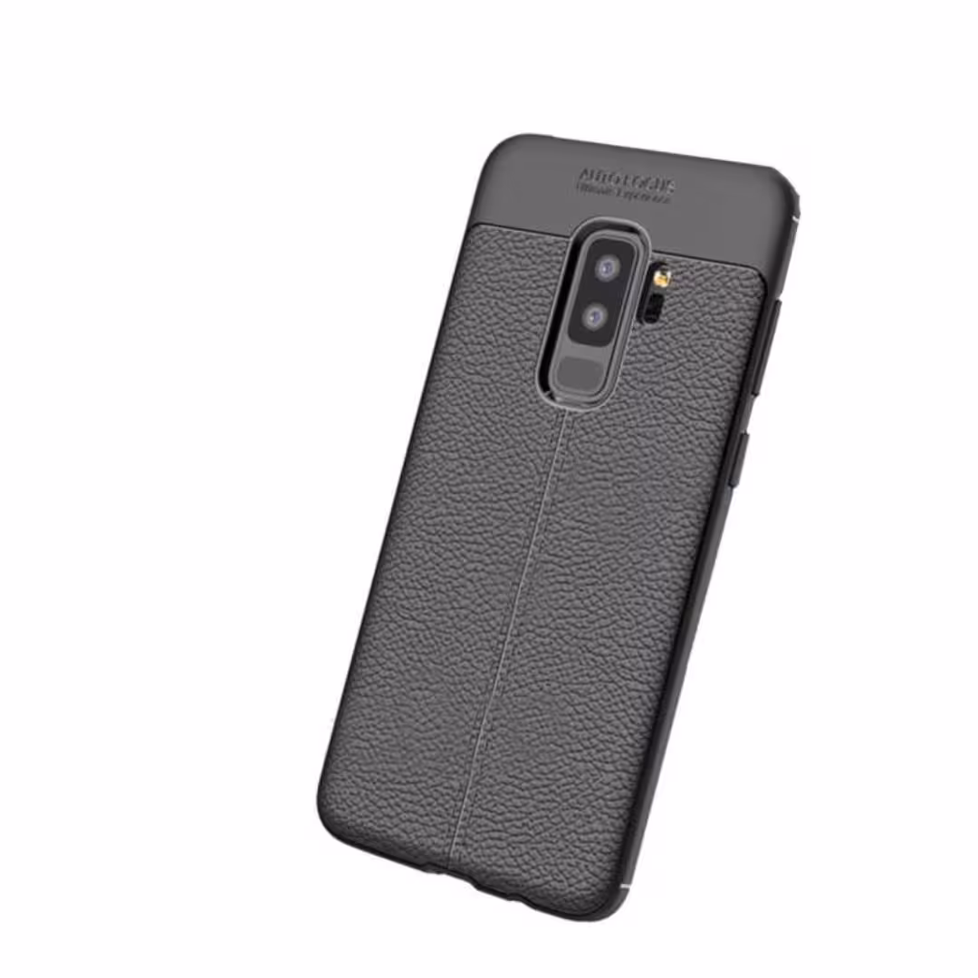 کاور گارد  ژله ای طرح چرم مناسب برای گوشی‌موبایل  سامسونگ Galaxy S9 Plus