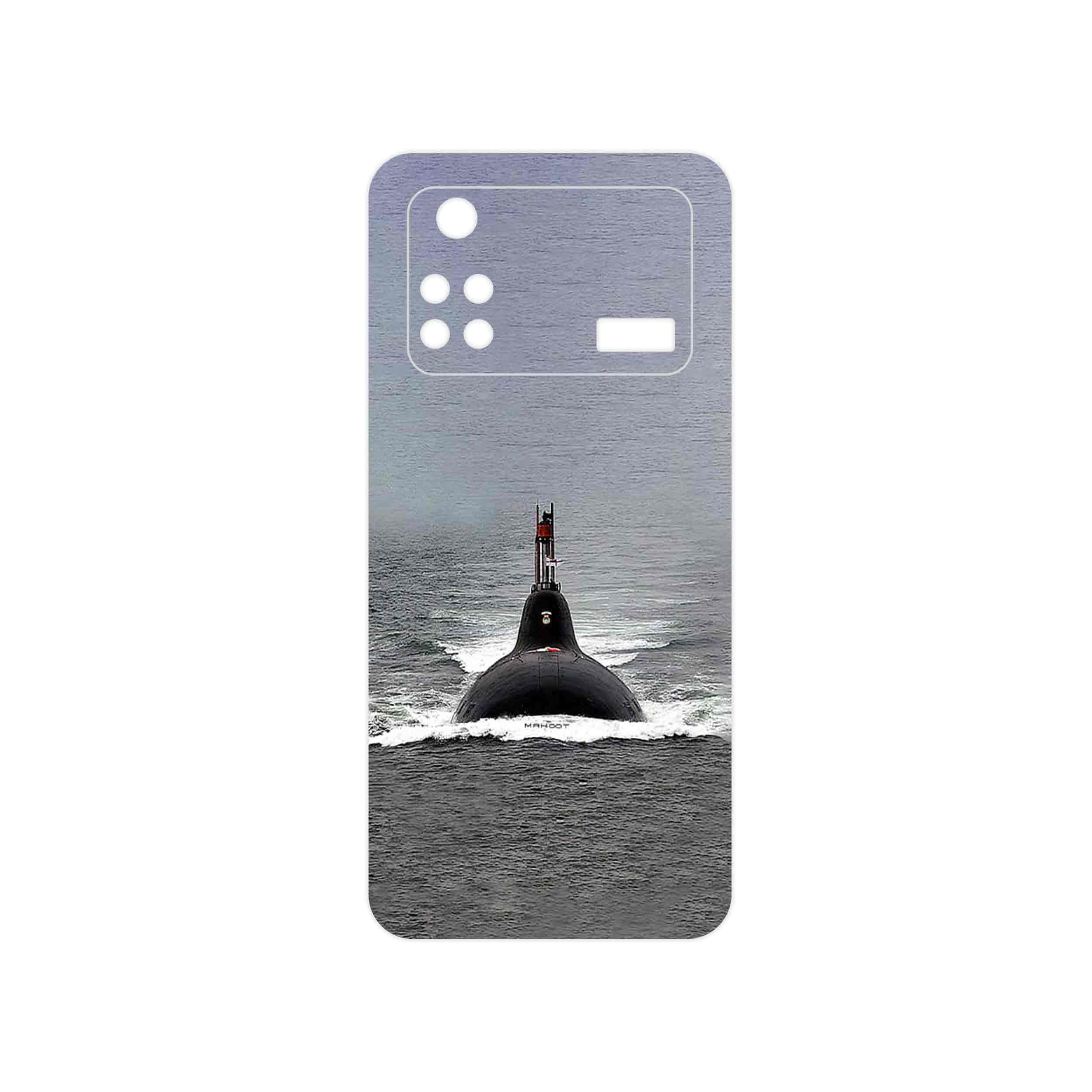 برچسب پوششی ماهوت مدل Submarine مناسب برای گوشی موبایل شیائومی Poco M4 Pro 4G