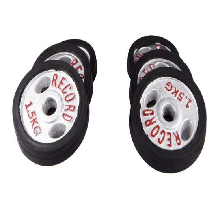 دمبل رکورد مدل 001 وزن 10 کیلوگرم بسته 2 عددی